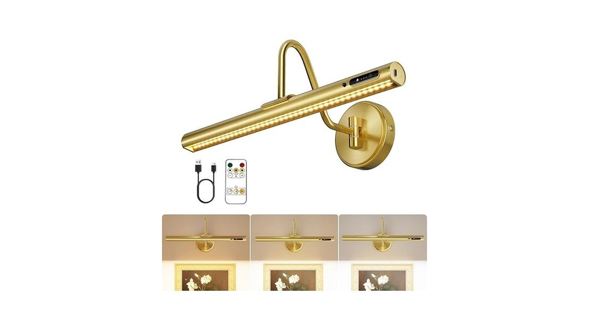 Volisun Picture Lights For Wall 15 7 Rechargeable... - Coupon