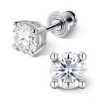 Hitlinker Moissanite Stud Earrings For Women Men... - Coupon