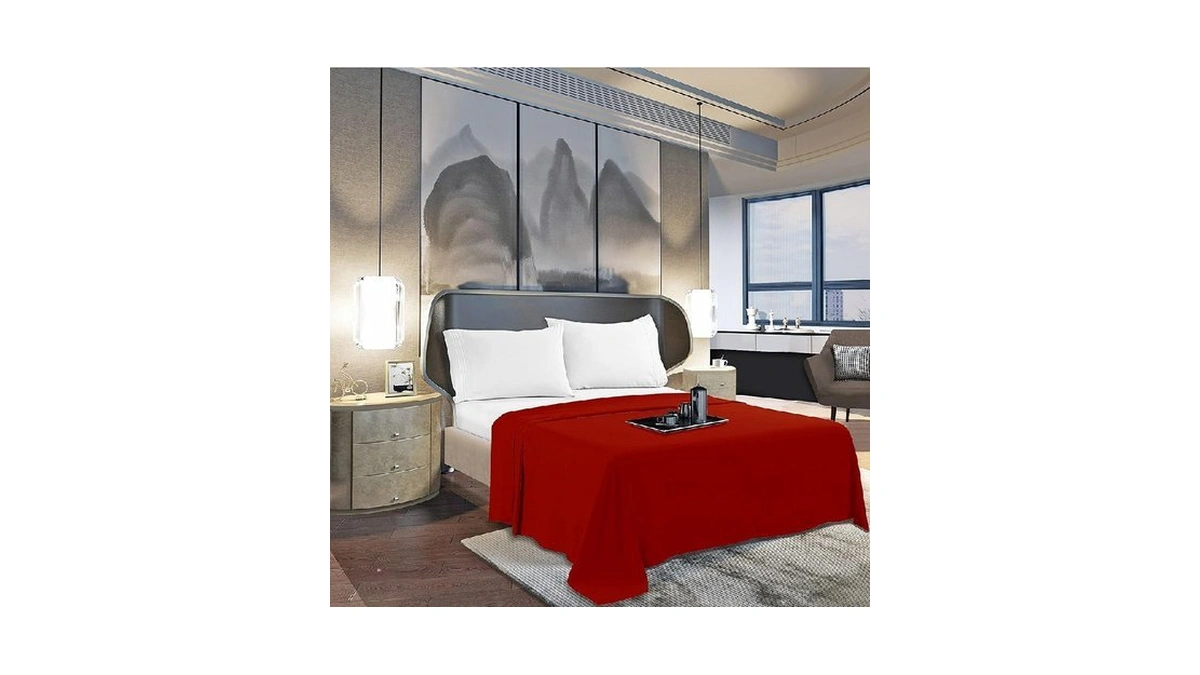 Mocassi King Flat Sheet - Hotel Luxury 1800 Premier... - Coupon
