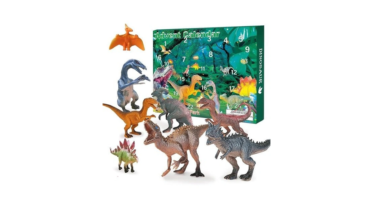 Christmas Advent Calendar 2025 Realistic Dinosaur... - Coupon