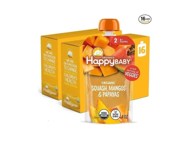 Happy Baby Organics Stage 2 Baby Food Pouches With… – Coupon
