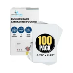 Amazon coupon: 1intheoffice Business Card Laminating Po
