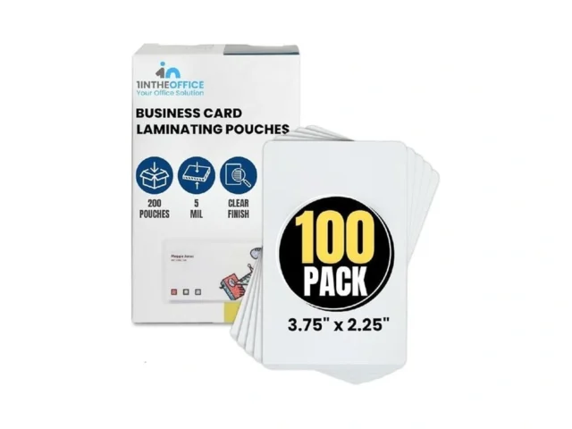1intheoffice Business Card Laminating Pouches 5 Mil… – Coupon