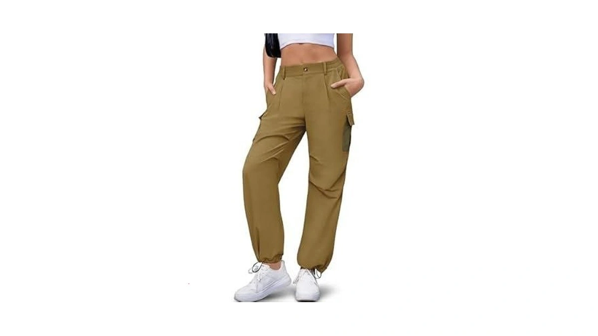 Lookboho Women S Cargo Pants 2025 - High Waist Wide... - Coupon