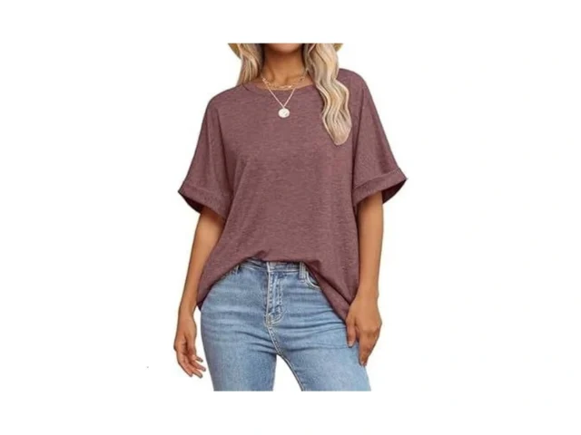 Gkbk Womens Oversized T Shirts Crew Neck Short… – Coupon