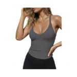 Mateam Women S V Neck Racerback Tank Tops Fitted... - Coupon