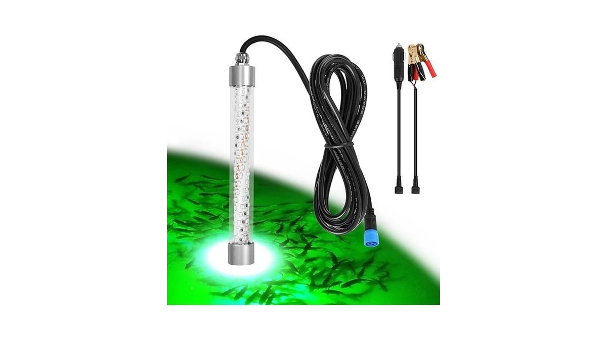 Xxk F1 12v Underwater Green Fishing Light 100w Led... - Coupon