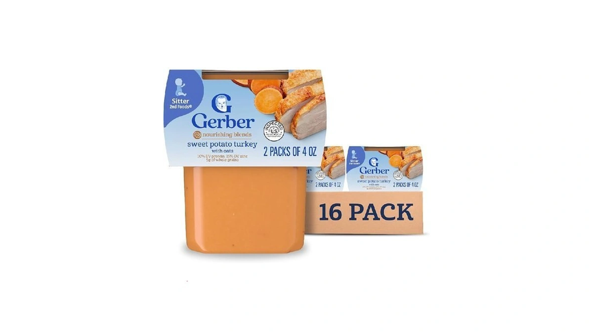 Gerber Stage 2 Baby Food Sweet Potato Turkey With... - Coupon