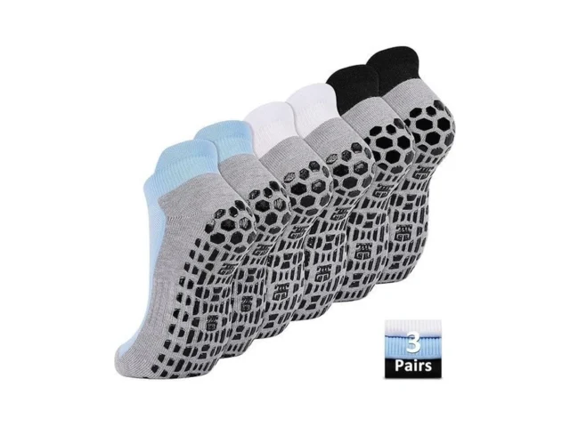 Elutong Men Non Slip Anti-skid Socks 3 Pairs Tile… – Coupon