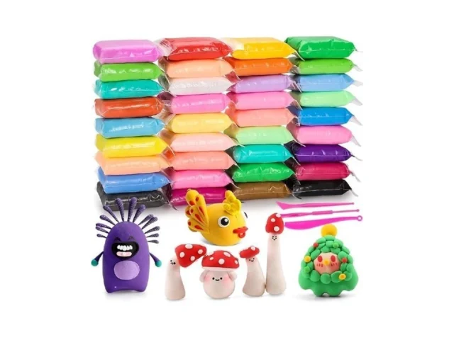Edifon Air Dry Clay Kit 36 Colors Modeling Clay… – Coupon