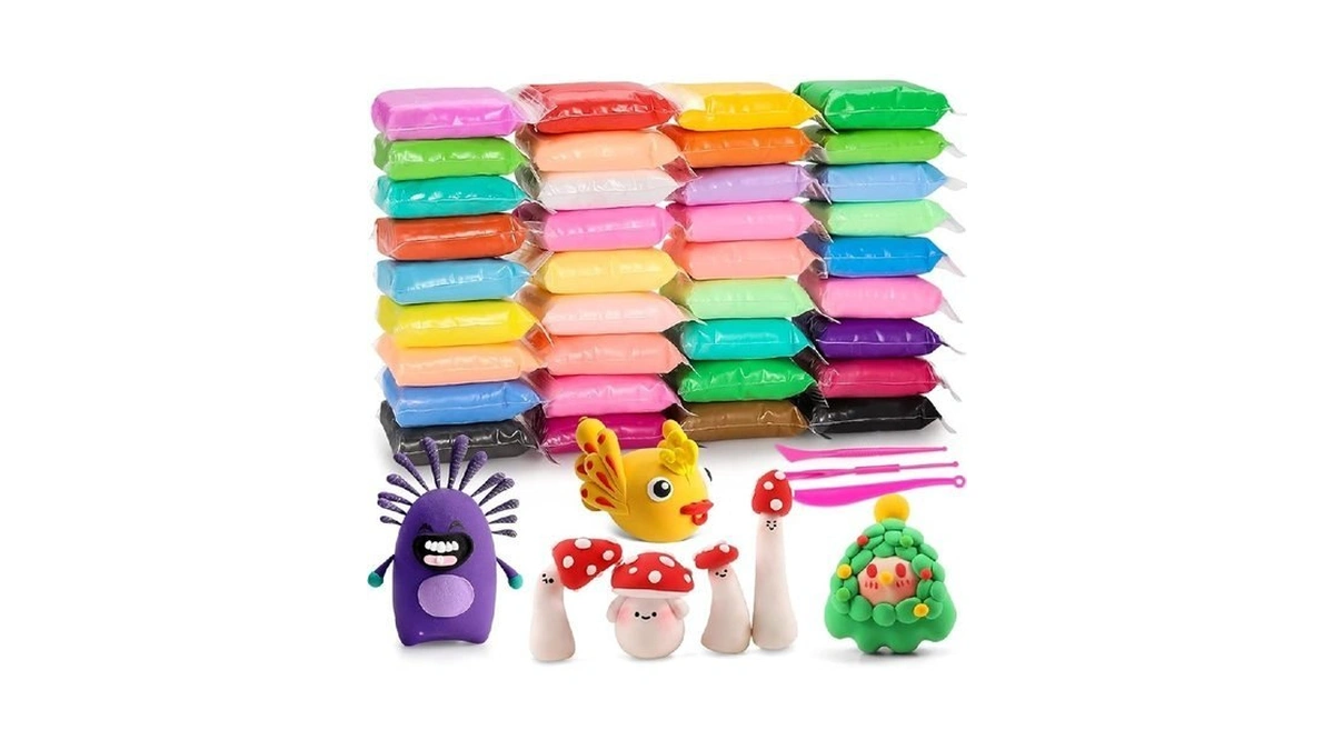 Edifon Air Dry Clay Kit 36 Colors Modeling Clay... - Coupon