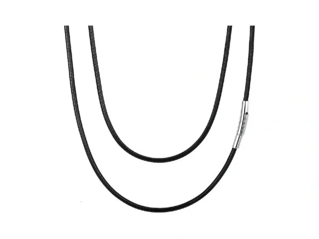 Vnox Leather Necklace Cord For Men Women – 2mm… – Coupon