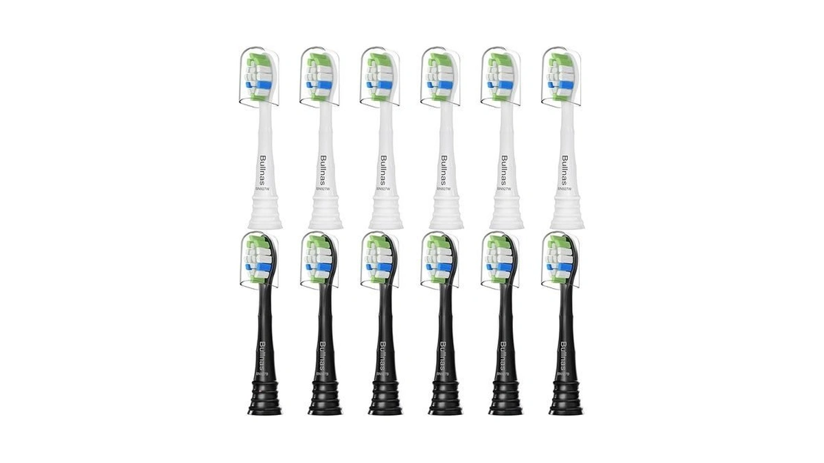 Bullnas Replacement Toothbrush Heads Compatible... - Coupon