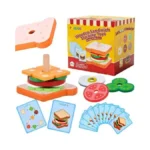 Wooden Sandwich Stacking Toys Montessori Toys For... - Coupon