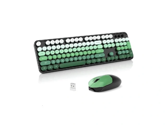Sqmd Wireless Keyboard And Mouse Combo 2 4ghz Retro… – Coupon