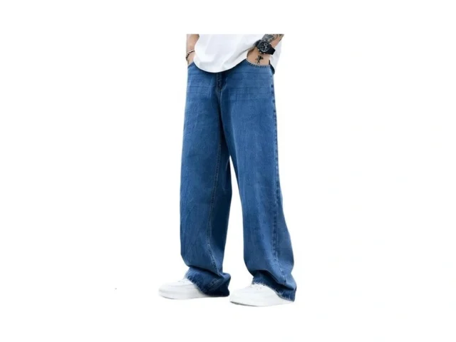 Dislanbo Men S Super Baggy Jeans Wide Leg Pants Hip… – Coupon