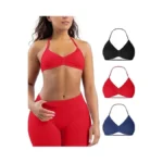 Comper Women S 3 Pack Strappy Bras Halter Bra... - Coupon
