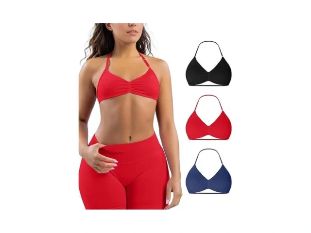 Comper Women S 3 Pack Strappy Bras Halter Bra… – Coupon
