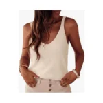 Kirundo Sweater Tank Tops For Women Sleeveless V... - Coupon