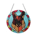 Marwey Dog Memorial Suncatcher Stained Glass Pet... - Coupon