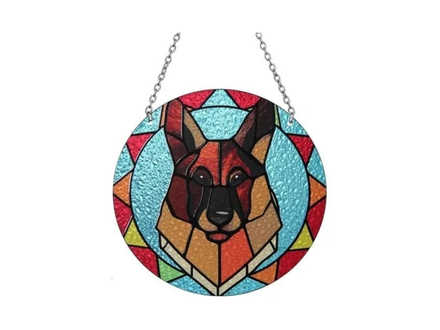 Marwey Dog Memorial Suncatcher Stained Glass Pet… – Coupon