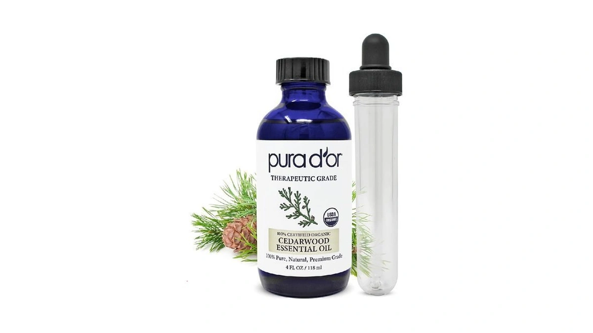 Pura D Or Organic Cedarwood Essential Oil 4oz With... - Coupon