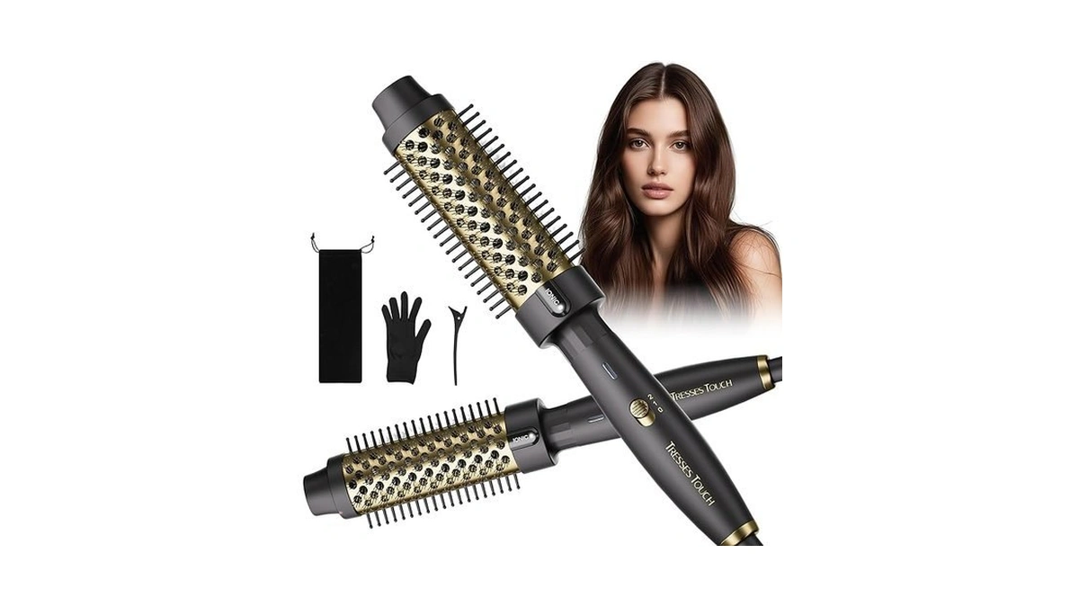 Thermal Brush 1 5 Curling Brush Blowout Long... - Coupon