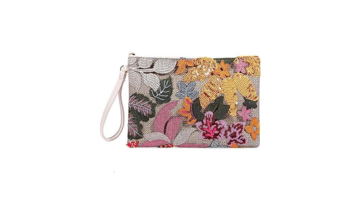 Egoue Clutch Purses For Women Embroidered Floral... - Coupon