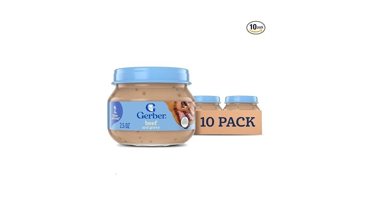 Gerber Stage 2 Baby Food Beef And Gravy Jar Baby... - Coupon