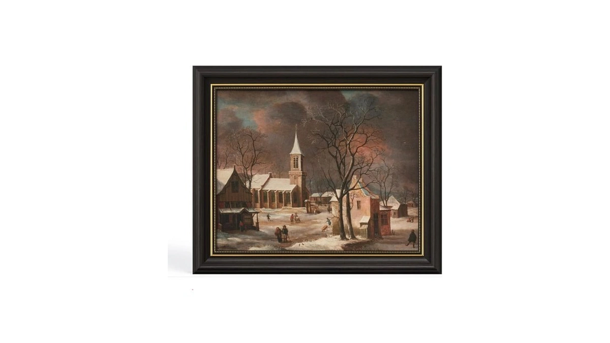 Dajonart Vintage Gold Framed Canvas Wall Art... - Coupon