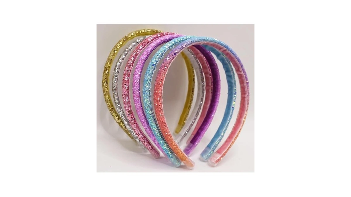 Uauocu 6 Girls Headbands Sparkle Easter Basket... - Coupon
