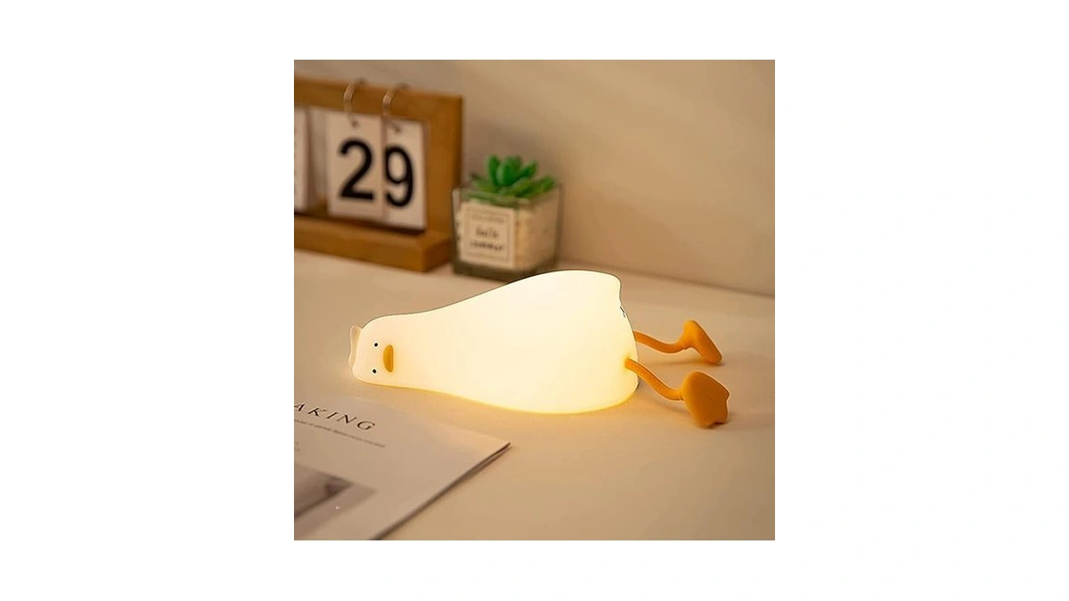 Happybag Led Lying Flat Duck Night Light 3 Level... - Coupon