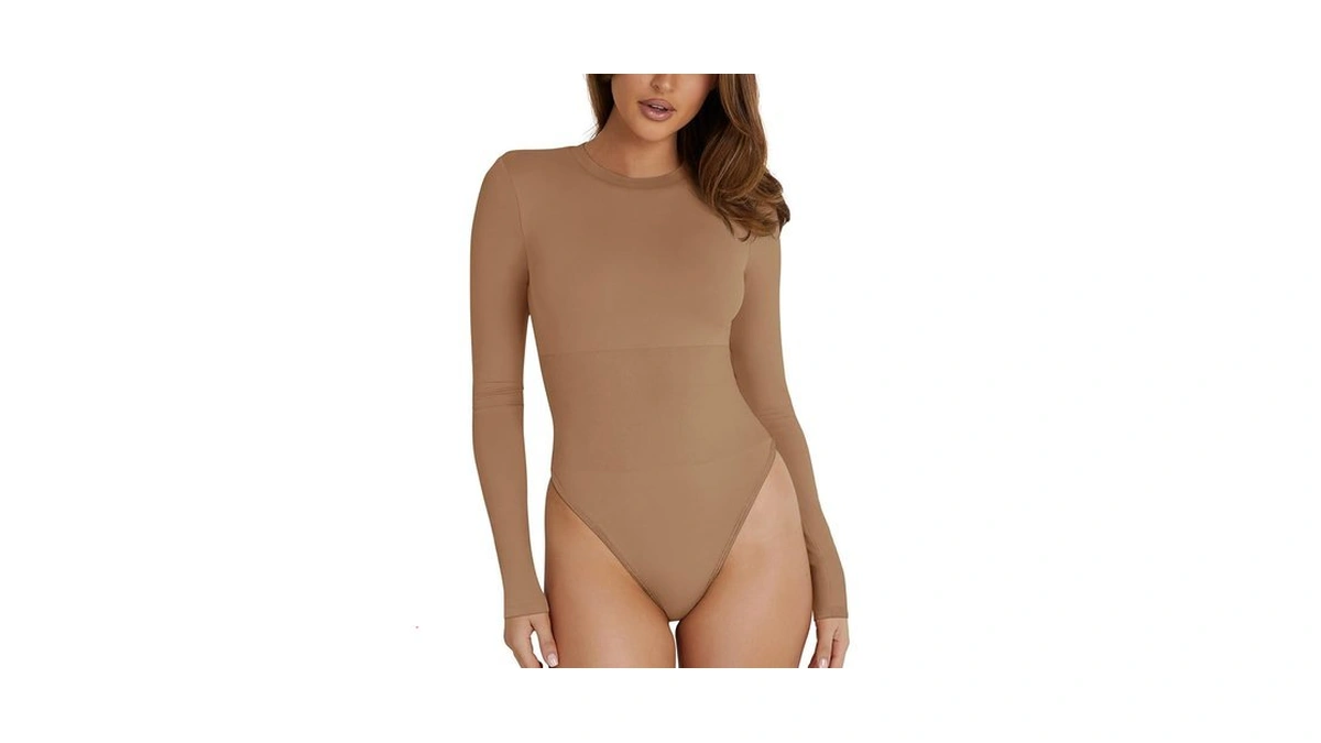 Reoria Womens Fall Basic Crewneck Long Sleeve... - Coupon