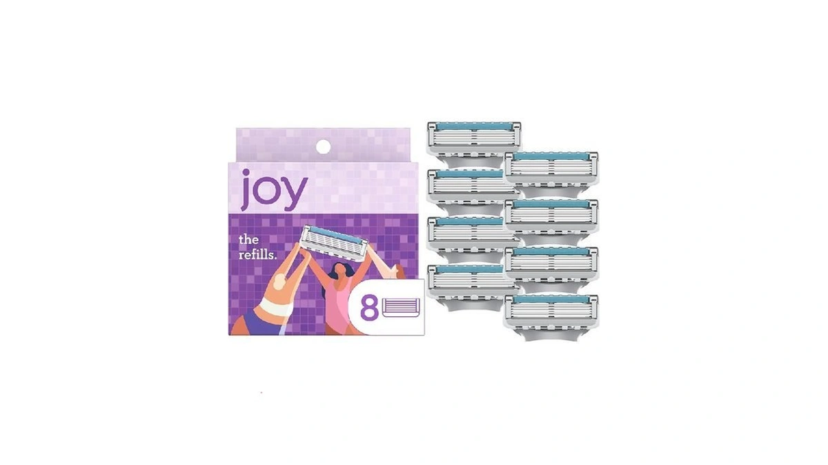 Joy Womens Razor Blade Refills 8 Count Purple... - Coupon