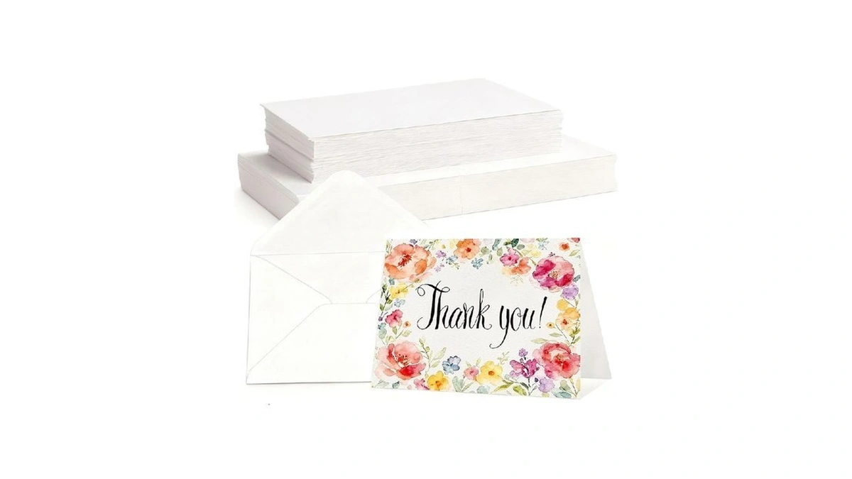 60 Sets Watercolour Cards With Envelopes 140 Lb 300... - Coupon