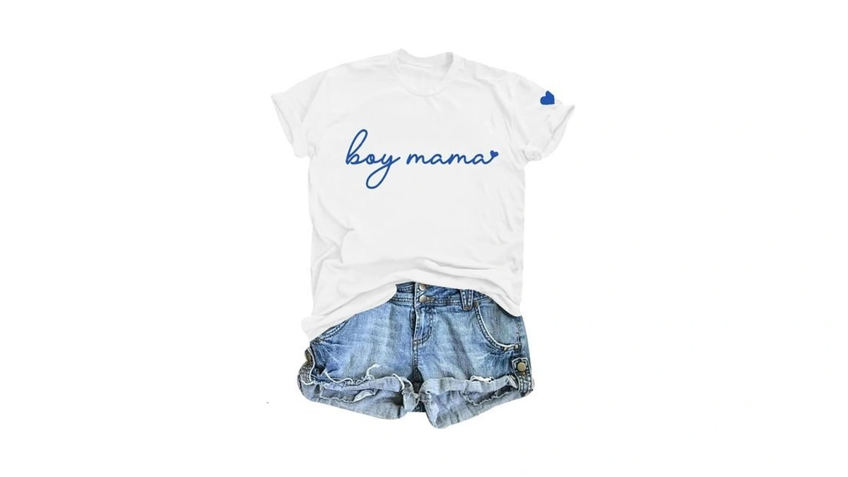 Mama Shirts For Women Boy Mom Shirt Girl Mama... - Coupon