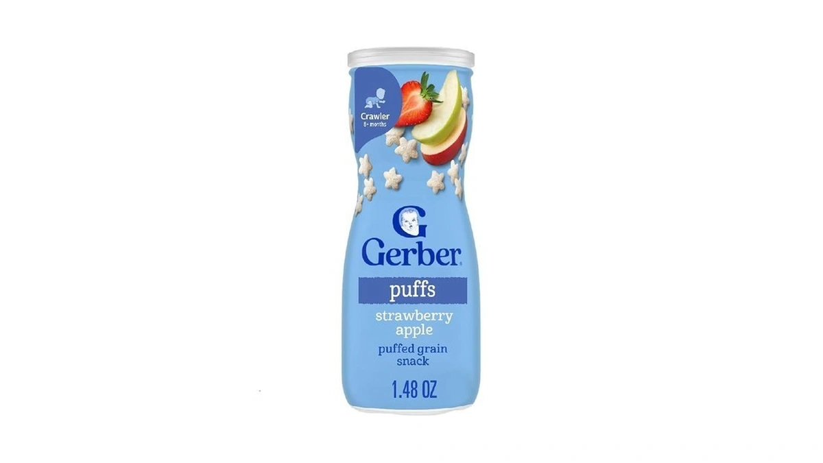 Gerber Stage 3 Baby Snacks Strawberry Apple Puffs... - Coupon