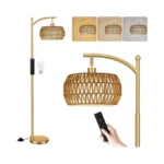 Ambimall Arc Floor Lamp For Living Room With Remote... - Coupon