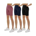 Qggqdd 3 Pack High Waisted Biker Shorts For Women 3... - Coupon