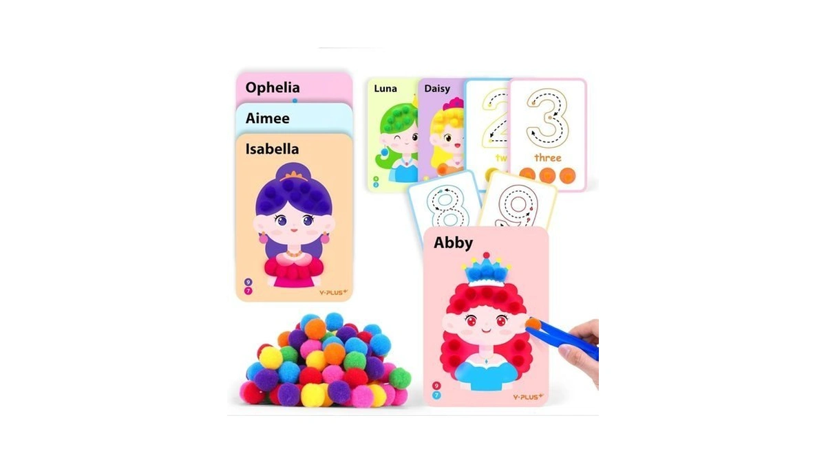 Yplus Pom Poms Arts And Crafts Kit For Kids Toddler... - Coupon