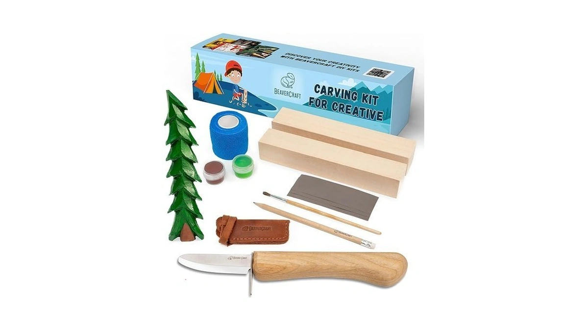 Beavercraft Wood Carving Kit For Kids Beginner... - Coupon