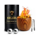 Grlgrl Charred Wooden Whiskey Glasses Gifts For Men... - Coupon