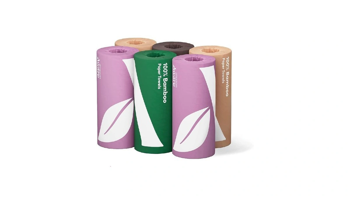 Amazon Aware Bamboo Paper Towels 6 Rolls 2 Ply Fsc... - Coupon
