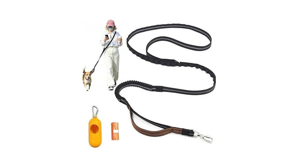 Hands-free Bungee Dog Leash For Small Large Dogs... - Coupon