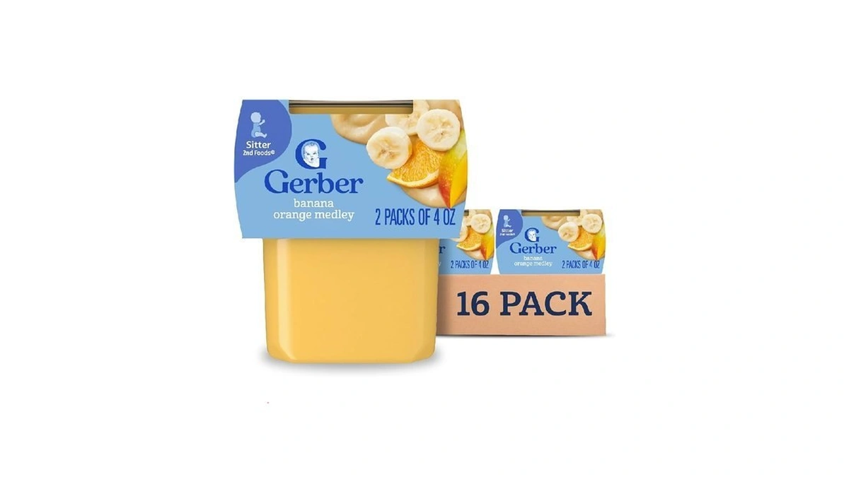 Gerber Stage 2 Baby Food Banana Orange Medley Puree... - Coupon