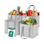Tidynestly Reusable Grocery Bags Foldable 4-pk... - Coupon