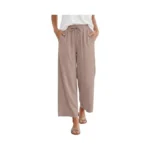 Amazon code: Anrabess Women Wide Leg Capri Pants Summ