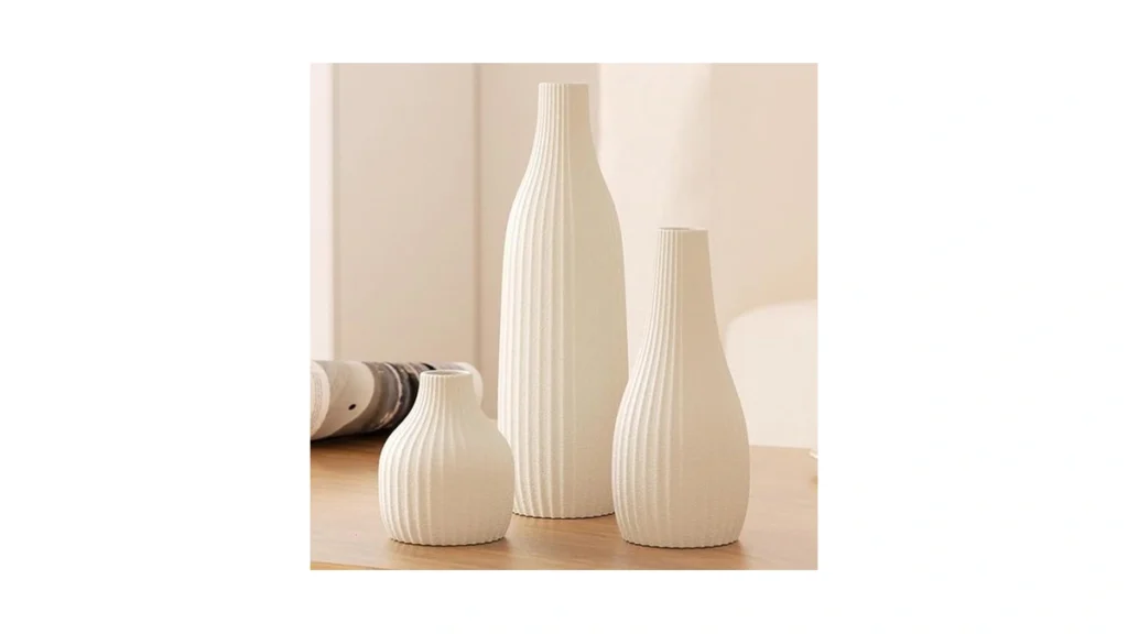 Decorative Flower Vase Set Of 3 - Modern Boho Style... - Coupon