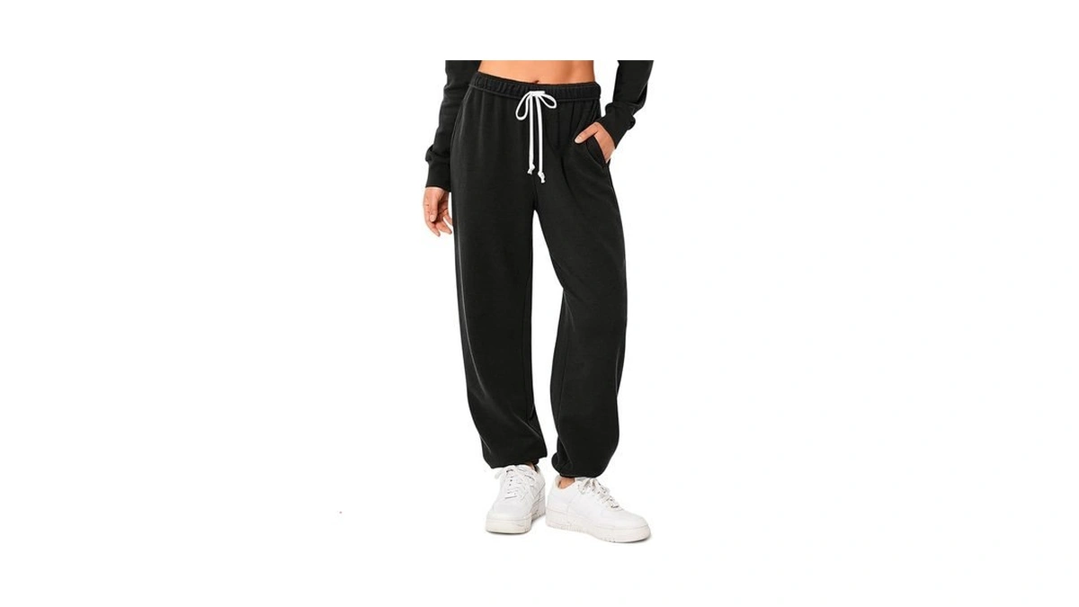 Hesayep Women S Sweatpants Baggy High Waist... - Coupon