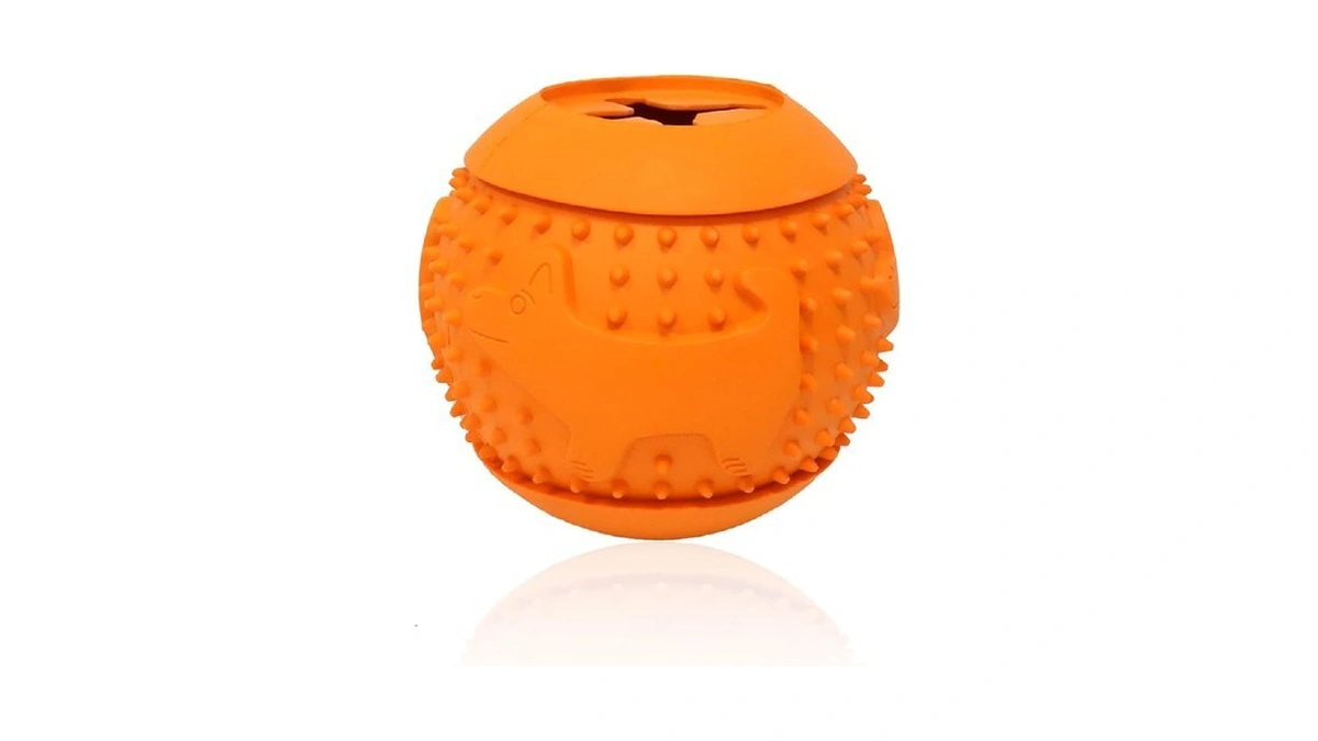 Deeow Rubber Dog Chew Toy Ball - Stuffable Treat... - Coupon